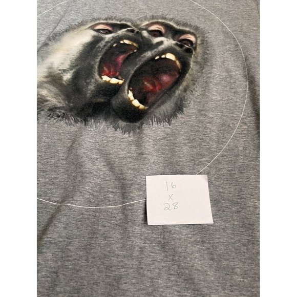 GIVENCHY PARIS SCREAMING MONKEY GREY T SHIRT SIZE XS DESIGNER STREETWEAR HYPE - Picture 6 of 6